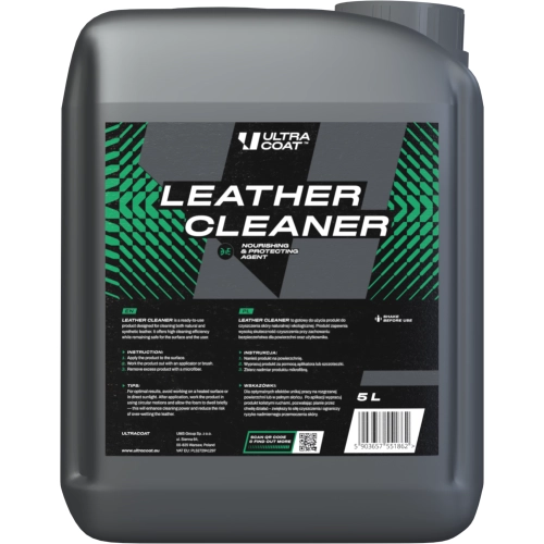 ULTRACOAT LEATHER CLEANER 5L środek do czyszczenia skóry
